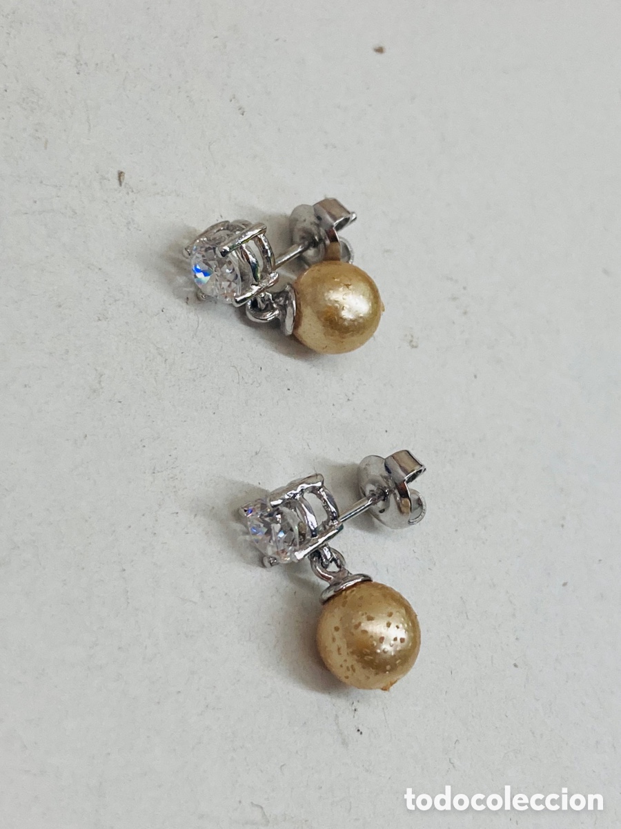 Joyeria: Pendientes de plata y perlas /P172 - Foto 1