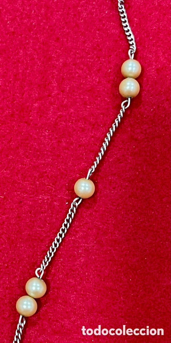 Joyeria: Bonito, collar en plata de ley y perlas. - Foto 2