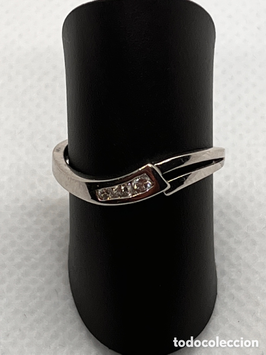 Joyeria: Anillo diamantes oro blanco - Foto 1