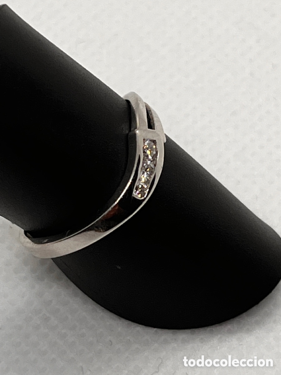 Joyeria: Anillo diamantes oro blanco - Foto 2