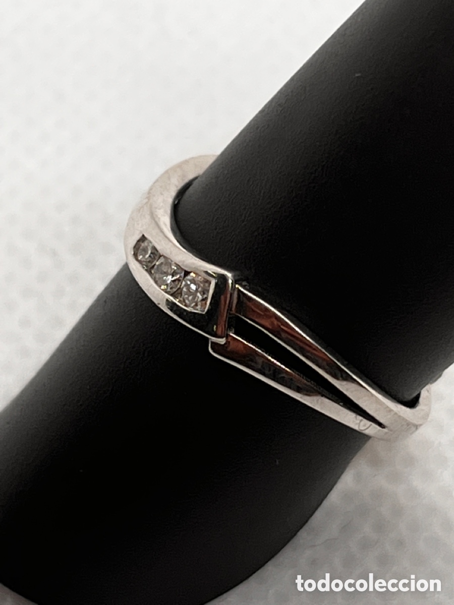 Joyeria: Anillo diamantes oro blanco - Foto 3