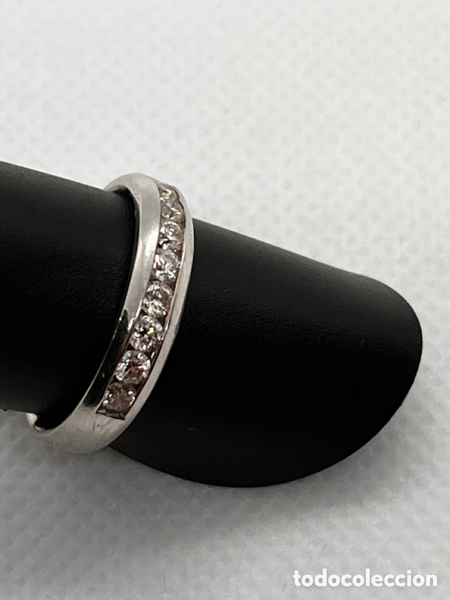 Joyeria: Anillo diamantes oro blanco - Foto 2