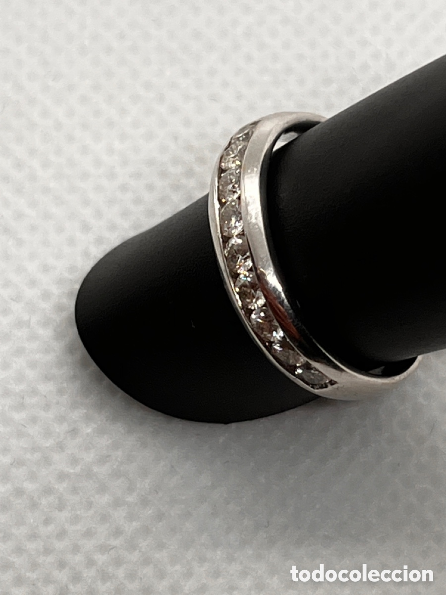 Joyeria: Anillo diamantes oro blanco - Foto 3