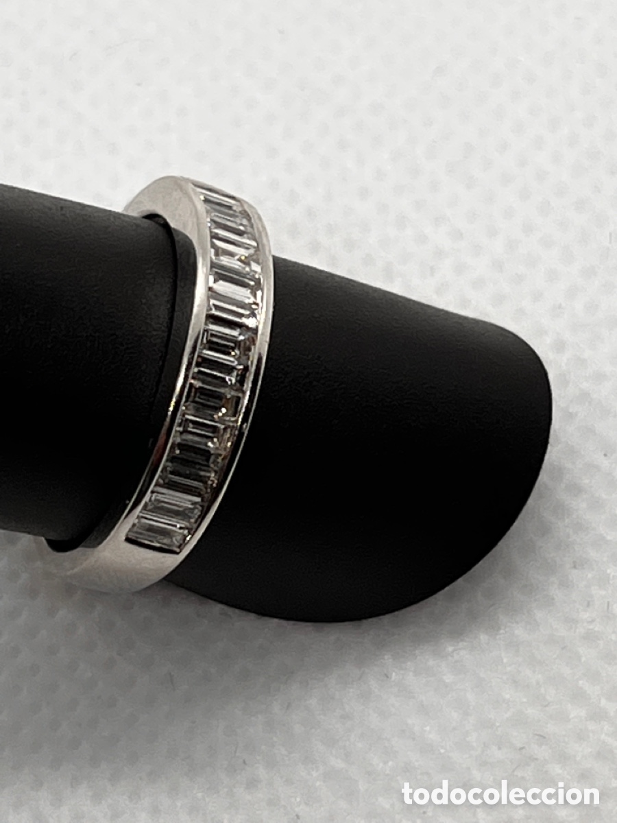 Joyeria: Anillo diamantes oro blanco - Foto 3