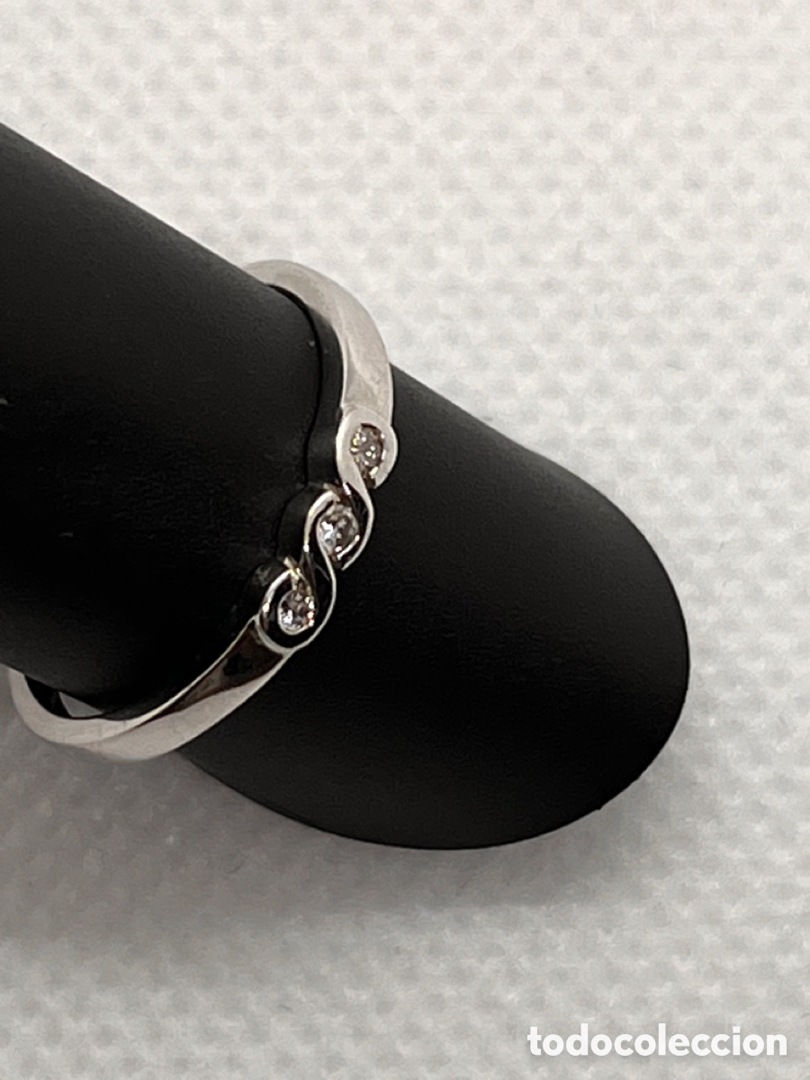 Joyeria: Anillo diamantes oro blanco - Foto 2