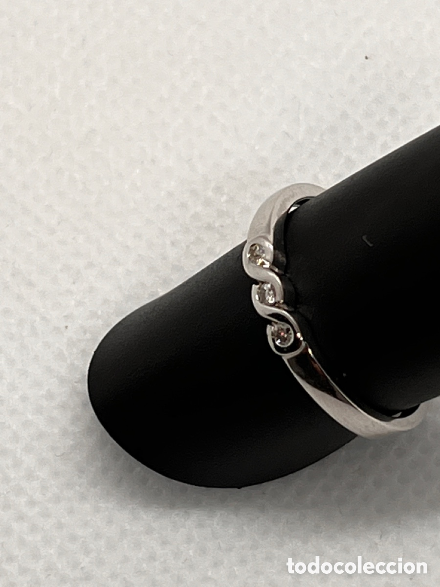 Joyeria: Anillo diamantes oro blanco - Foto 3