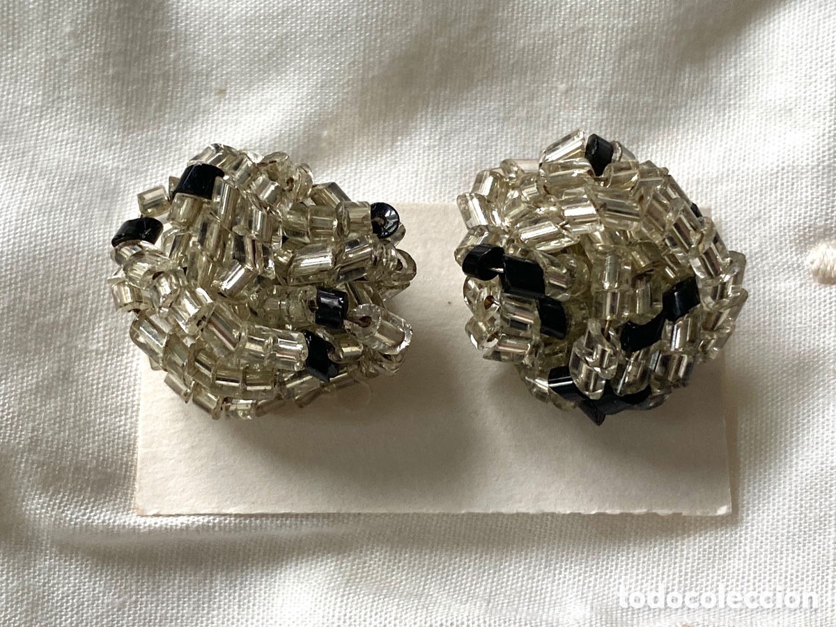 Joyeria: Pendientes vintage de cristales - Foto 2