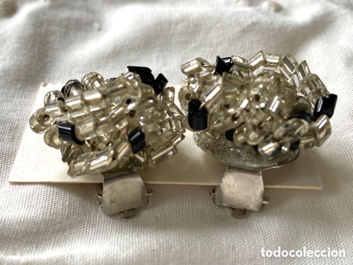 Joyeria: Pendientes vintage de cristales - Foto 3