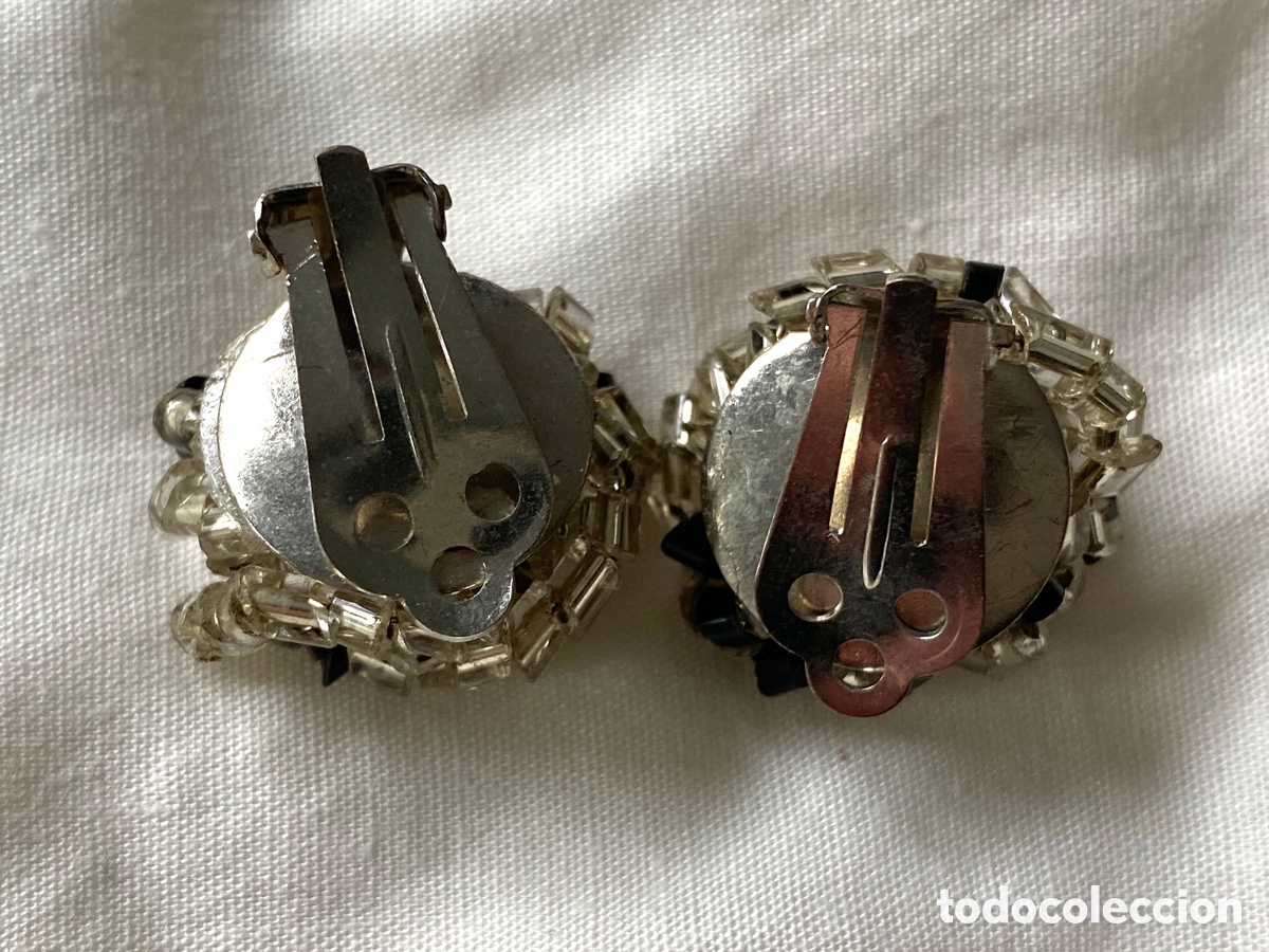 Joyeria: Pendientes vintage de cristales - Foto 4
