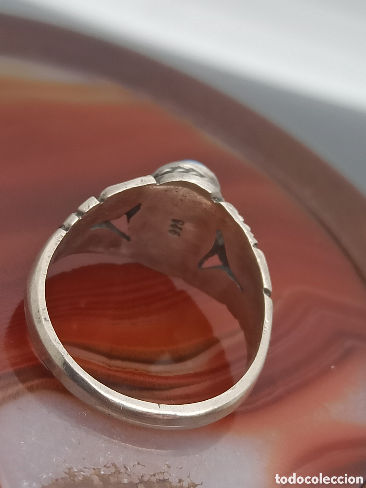 Joyeria: Antiguo anillo en plata de Ley 925 y turquesa&iquest;? - Foto 3