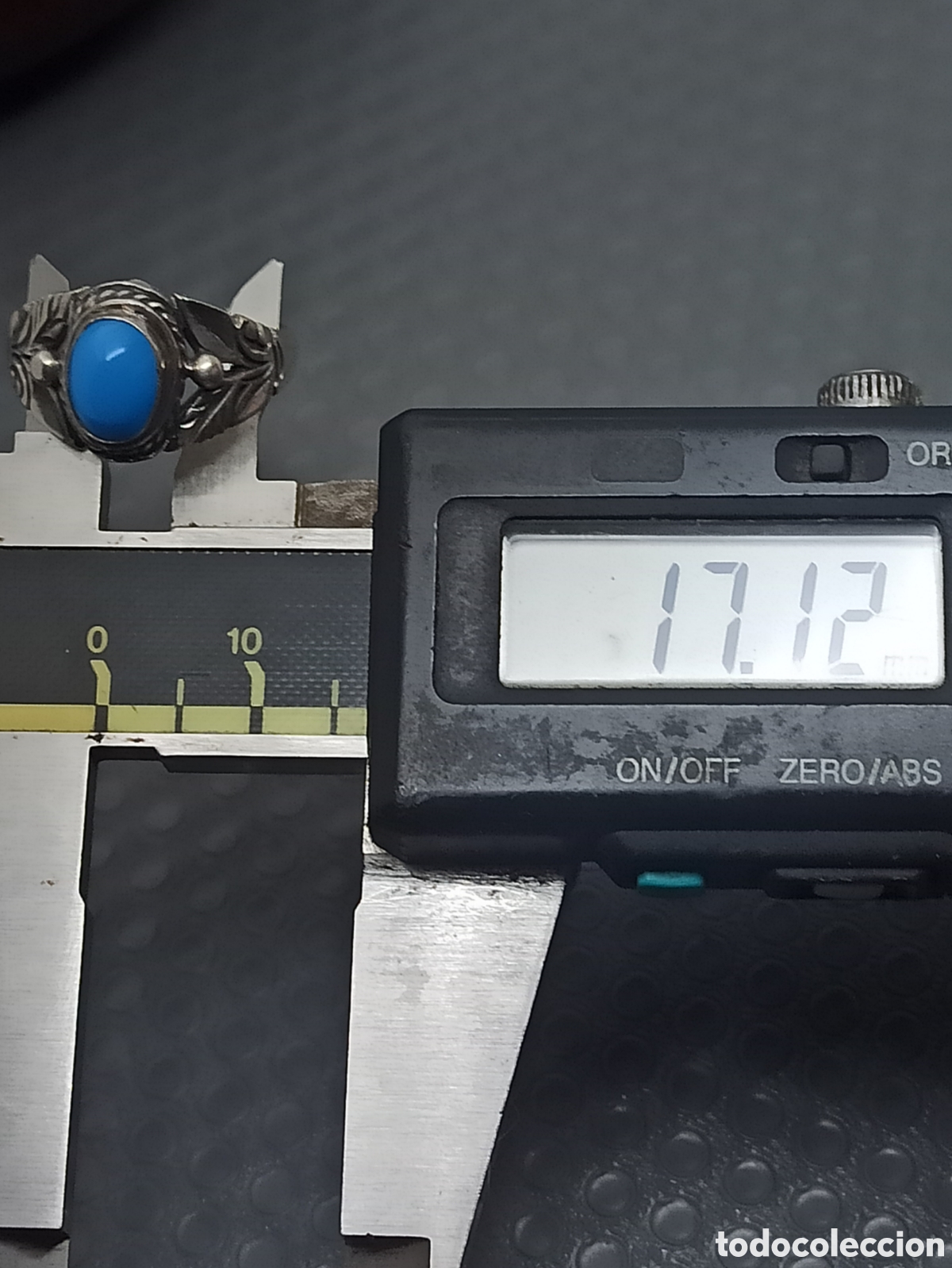 Joyeria: Antiguo anillo en plata de Ley 925 y turquesa&iquest;? - Foto 7
