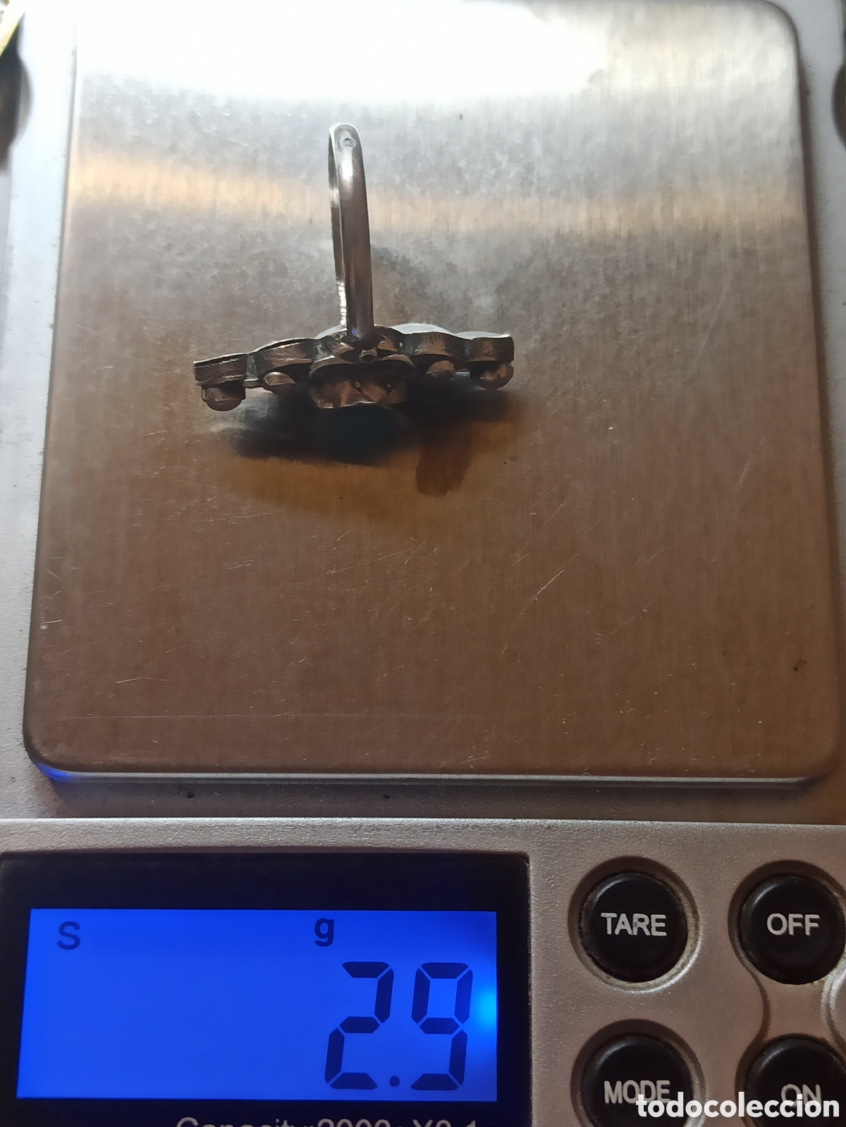 Joyeria: Antiguo anillo en plata de Ley 925 Perlas y Turquesa - Foto 15
