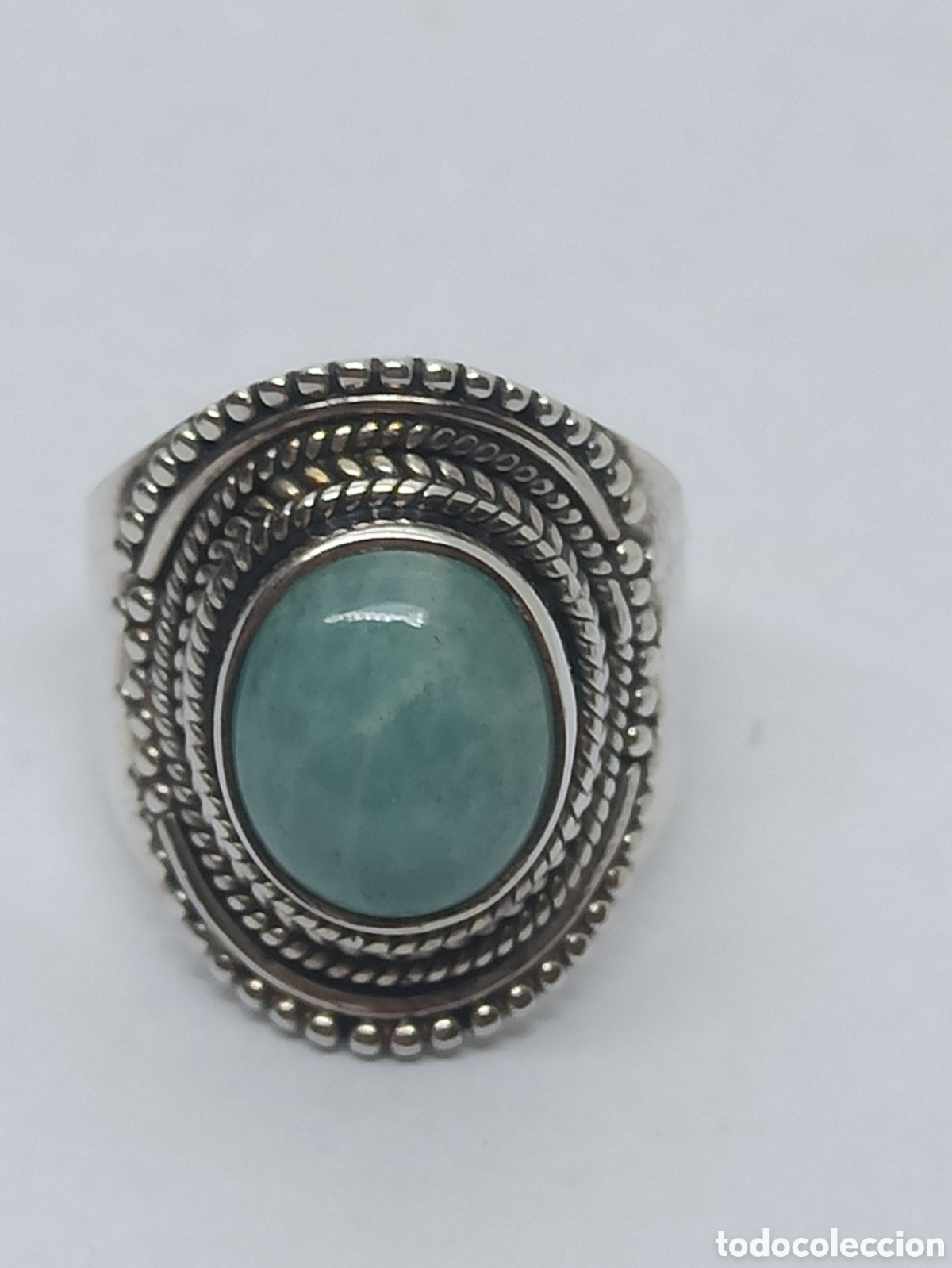 Joyeria: Anillo en plata de ley 925 y Amazonita - Foto 4