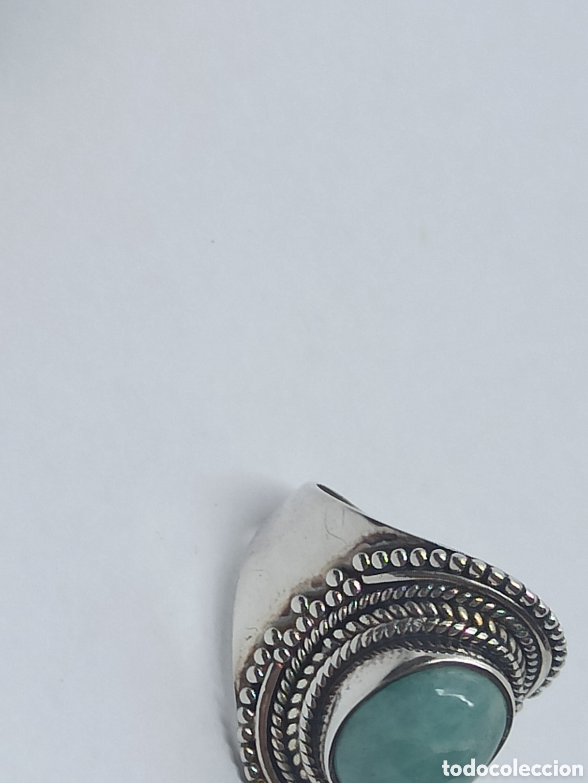 Joyeria: Anillo en plata de ley 925 y Amazonita - Foto 6
