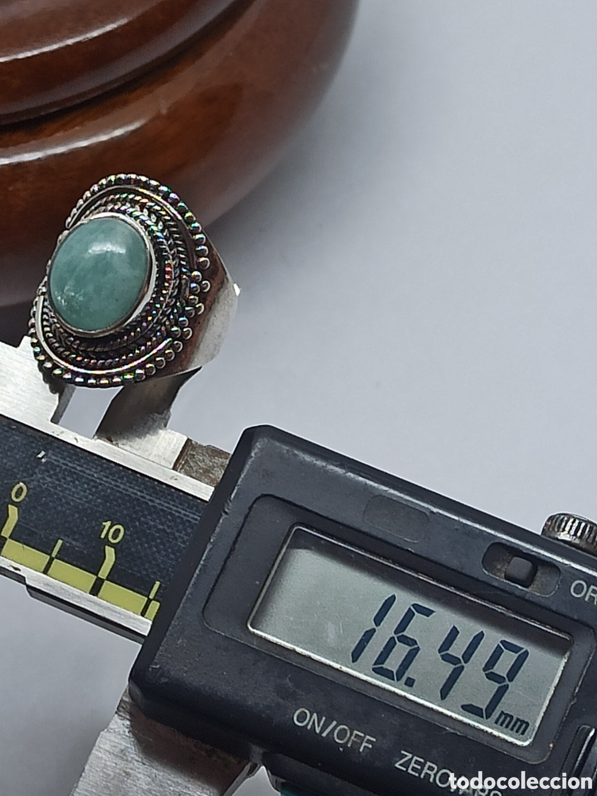 Joyeria: Anillo en plata de ley 925 y Amazonita - Foto 11