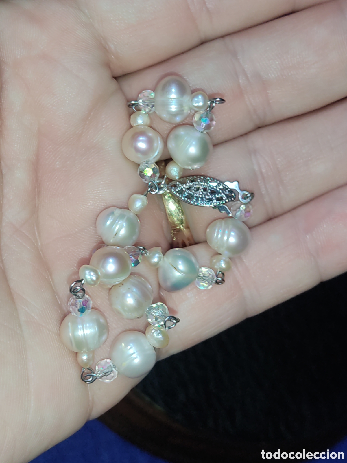 Joyeria: Pulsera de perlas.Vintage. - Foto 2