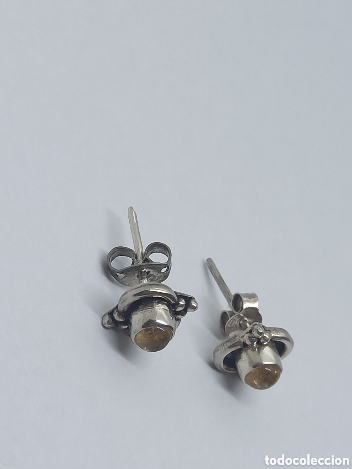 Joyeria: Pendiente en plata de Ley 925 y piedra natural - Foto 3