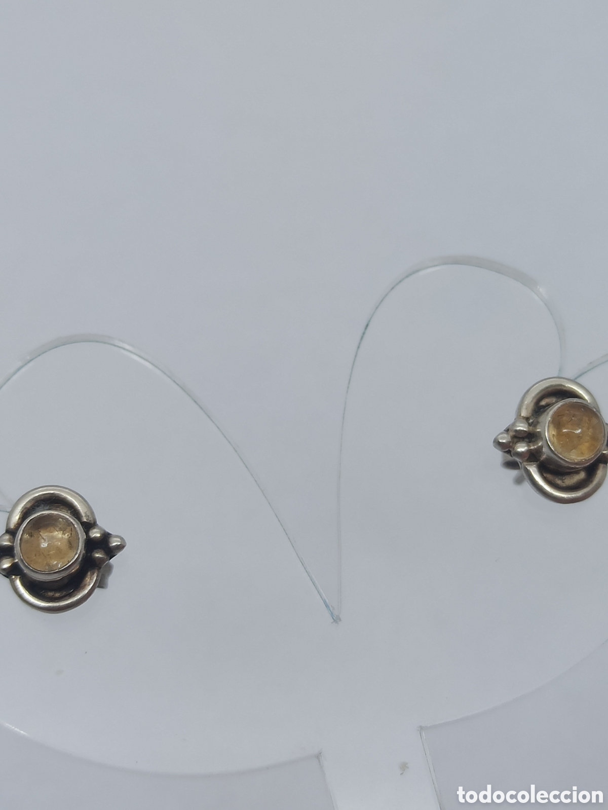 Joyeria: Pendiente en plata de Ley 925 y piedra natural - Foto 6