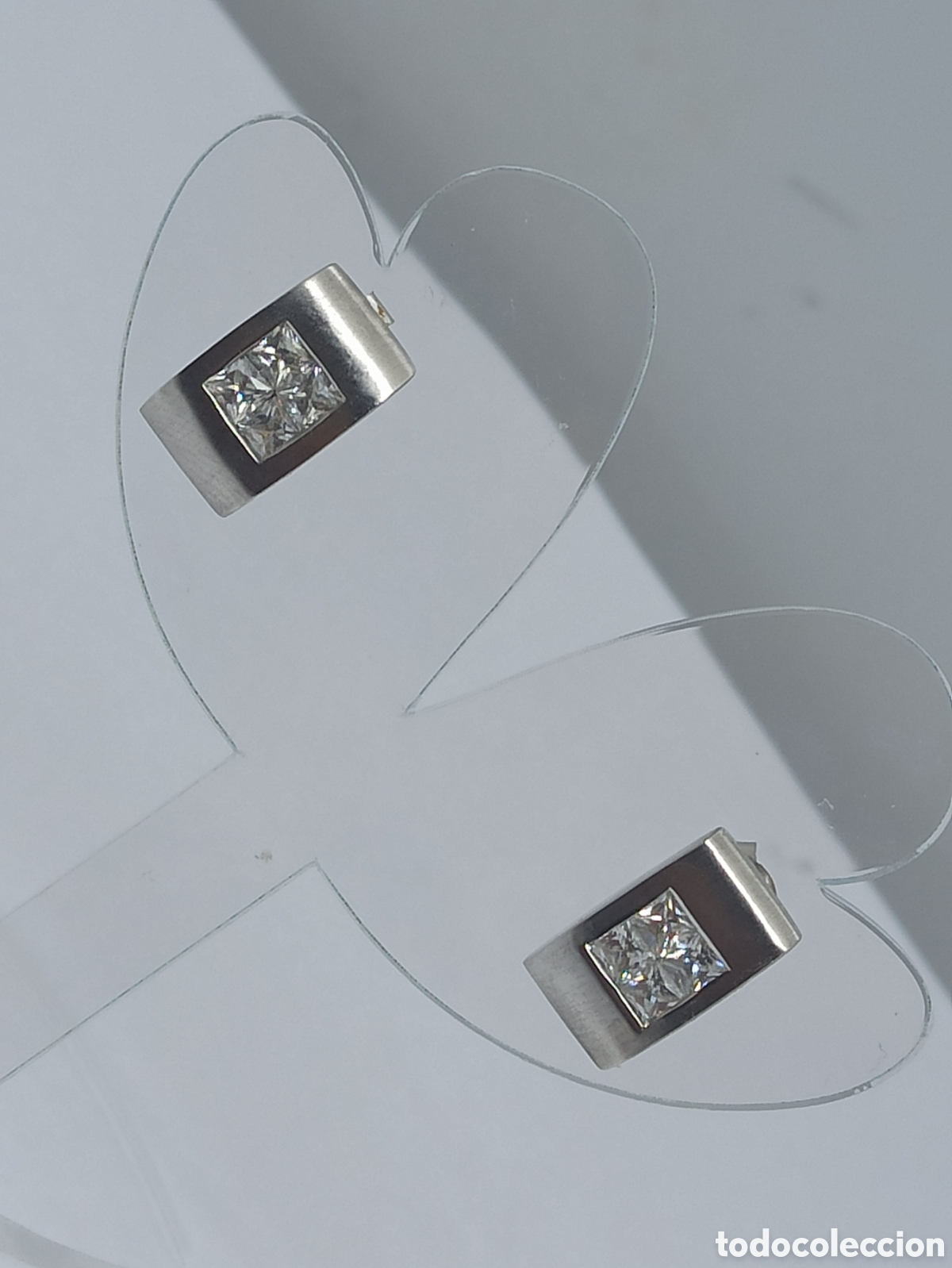 Joyeria: Pendiente en plata de Ley 925 y Circonitas - Foto 2