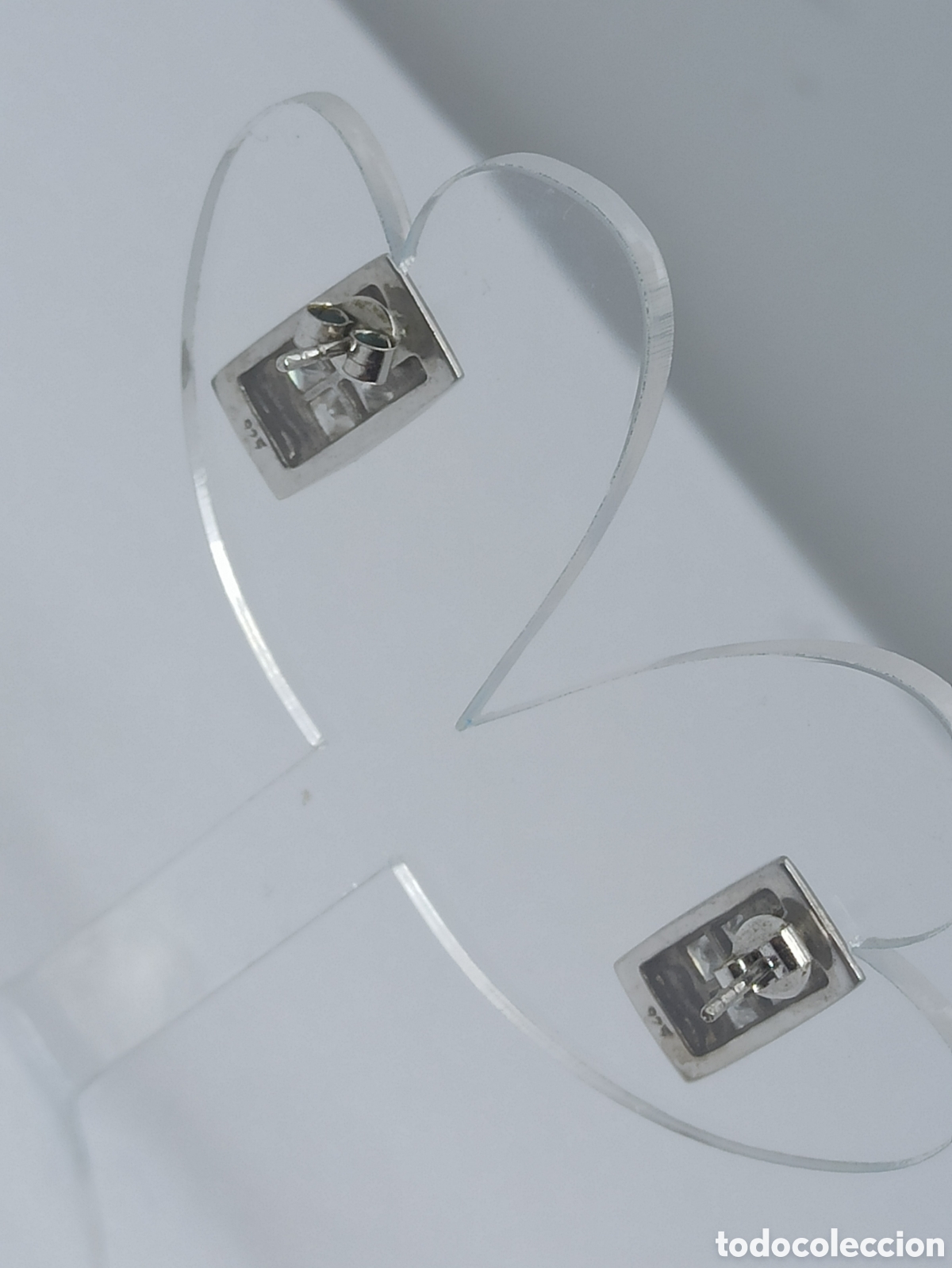 Joyeria: Pendiente en plata de Ley 925 y Circonitas - Foto 5