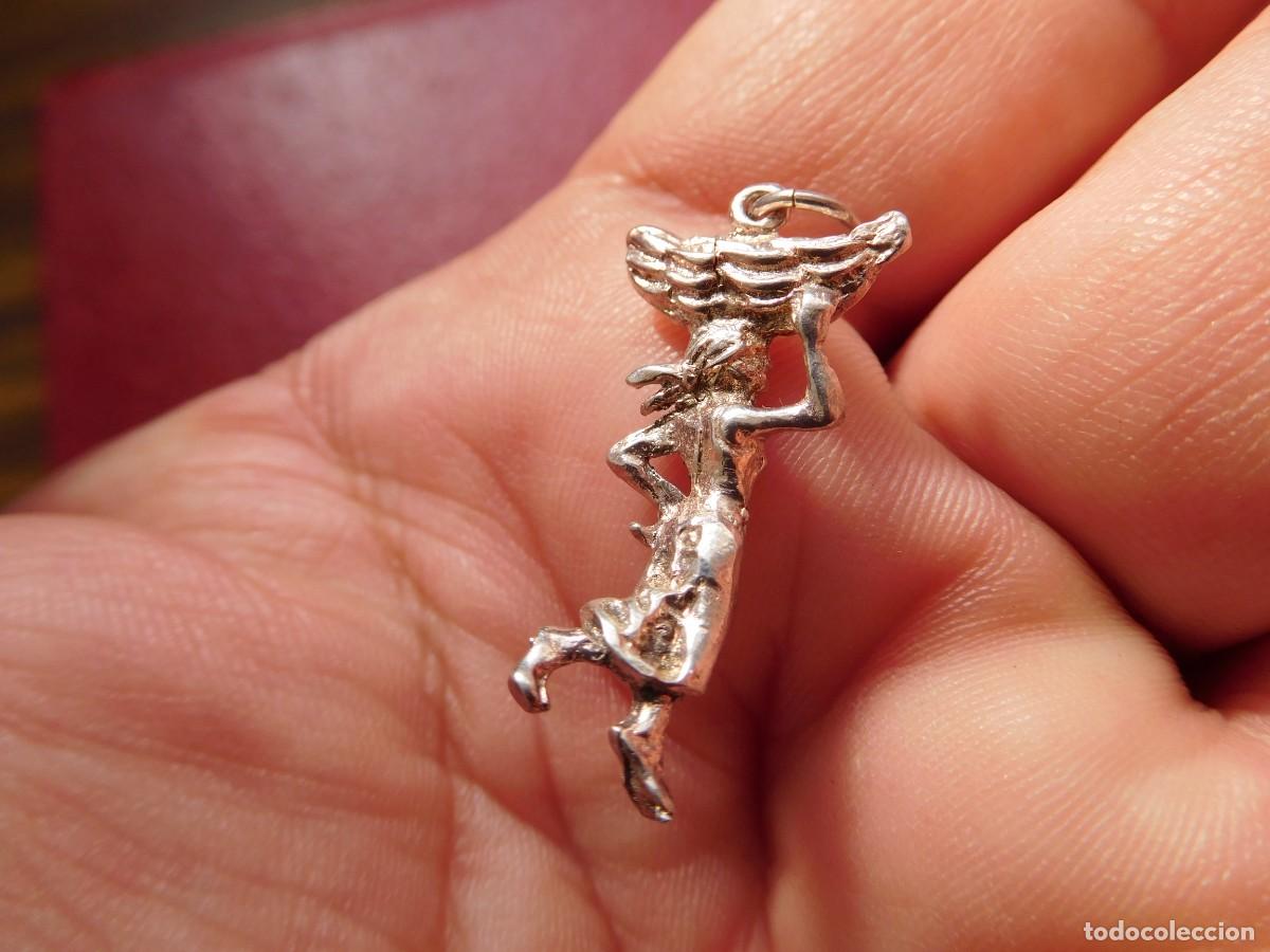 Joyeria: Colgante de plata mujer con cesta en la cabeza - Foto 2