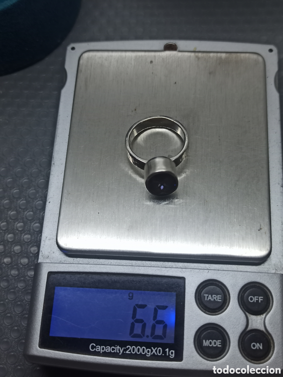 Joyeria: Anillo echo echo a mano en plata de ley y Zafiro - Foto 12