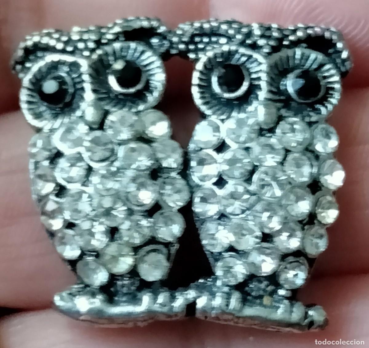 Joyeria: Broche pareja de buhos - Foto 1