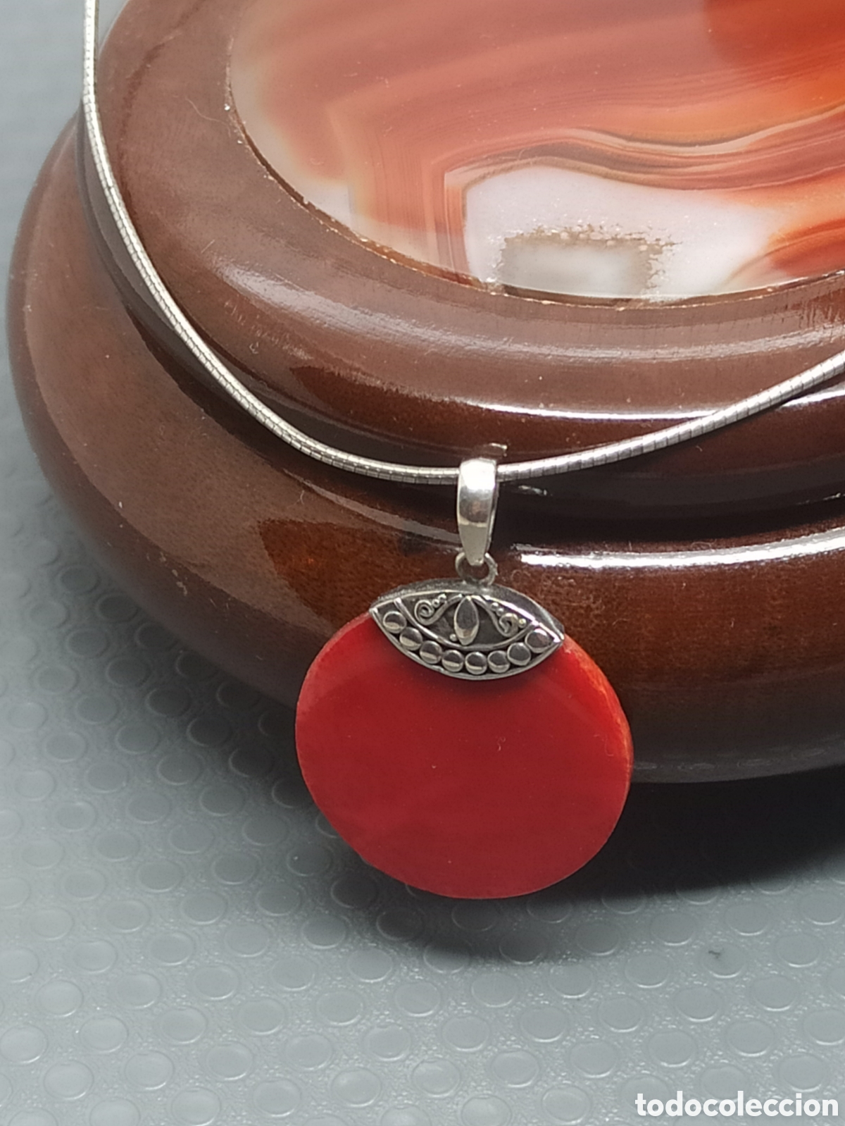 Joyeria: Collar en plata de ley 925 y Coral - Foto 8