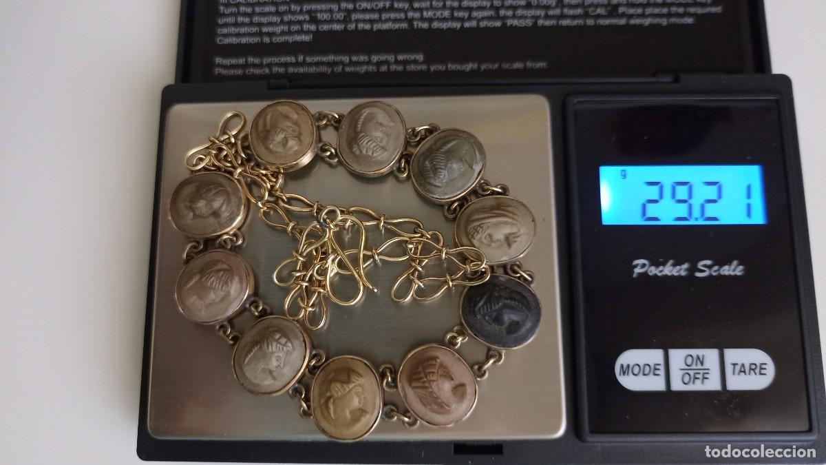 Joyeria: Gargantilla de oro y lava. - Foto 5