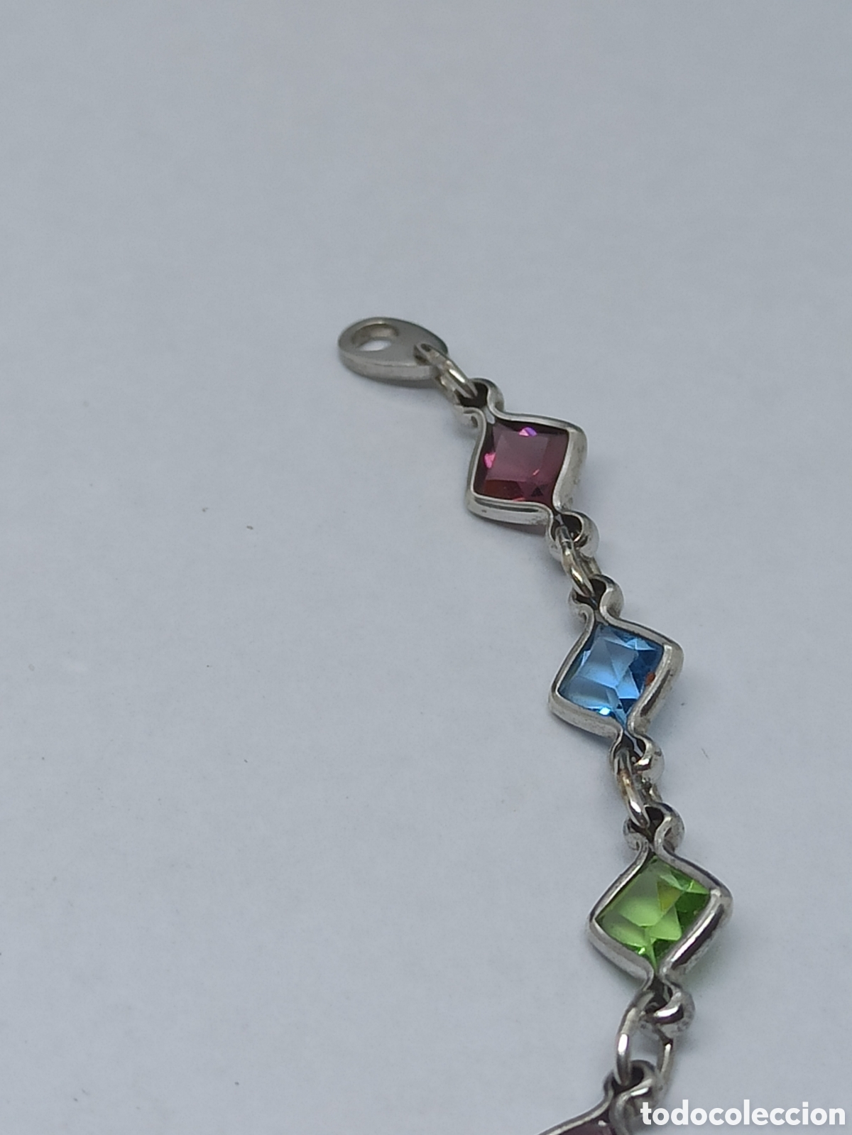 Joyeria: Pulsera en Plata de Ley 925 y m&uacute;ltiples Gemas - Foto 4