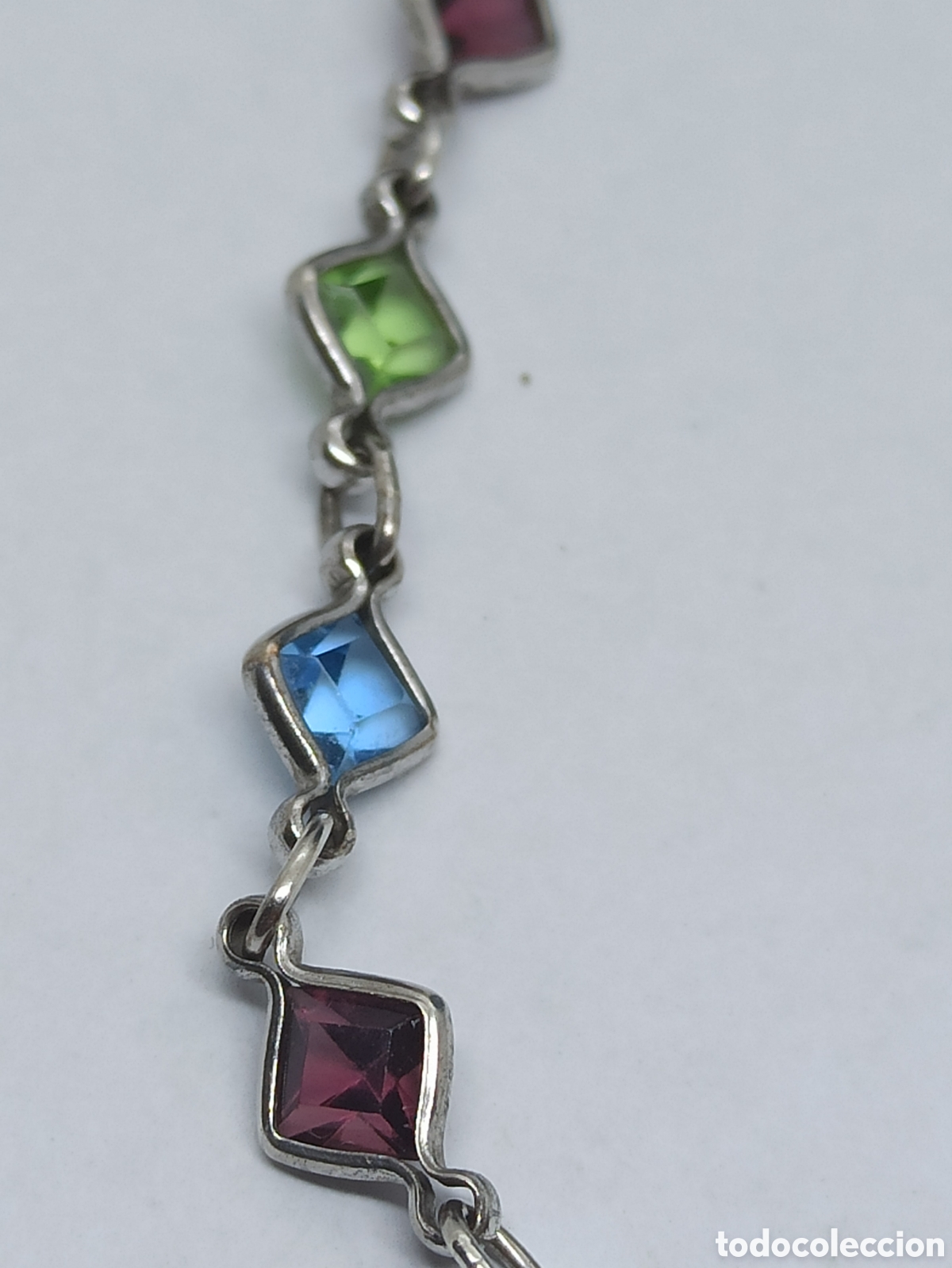 Joyeria: Pulsera en Plata de Ley 925 y m&uacute;ltiples Gemas - Foto 10