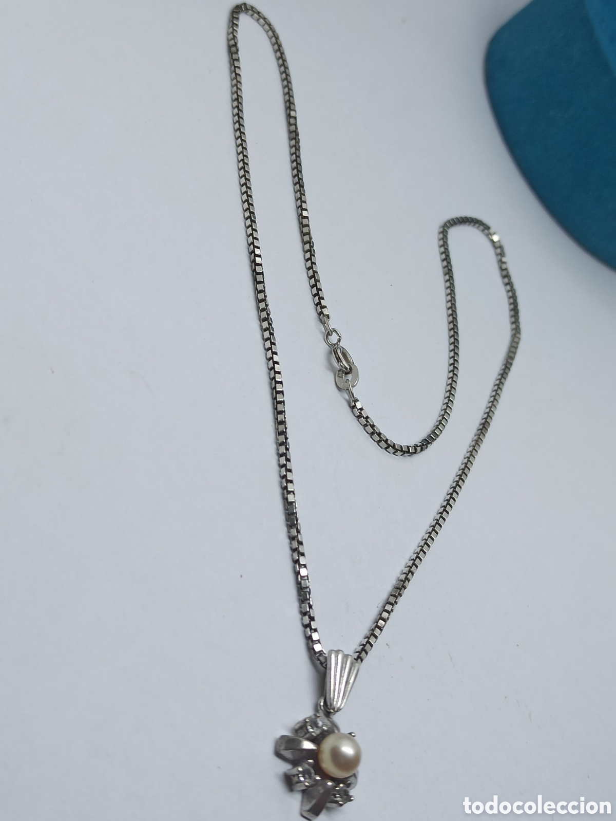 Joyeria: Collar en Plata de Ley 925 Perla natural y Circonitas - Foto 5