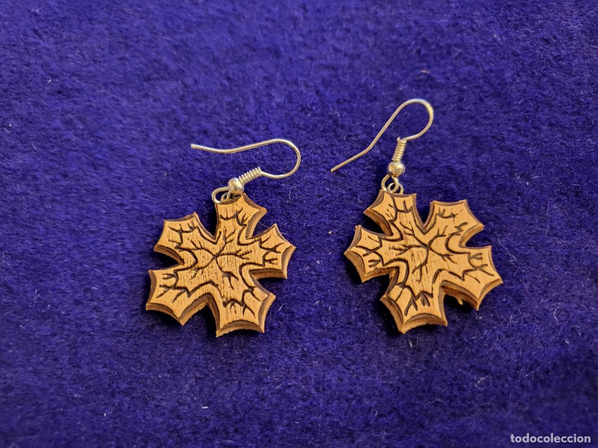 Schmuck: Orecchini in corteccia di betulla