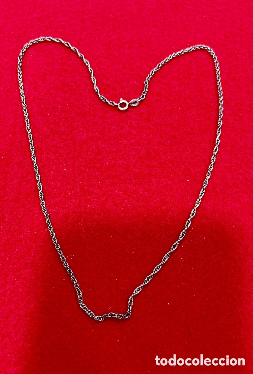Joyeria: Bonita, cadena en plata de ley, en forma de cord&oacute;n - Foto 1