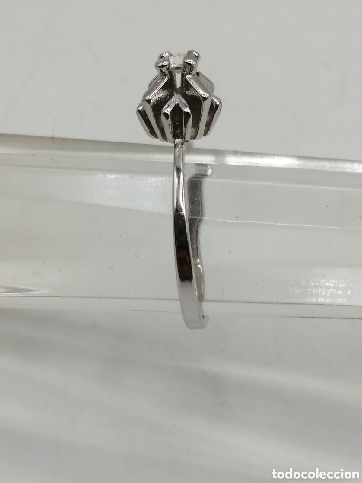 Joyeria: Anillo compromiso plata 925mls y cuarzo blanco - Foto 3