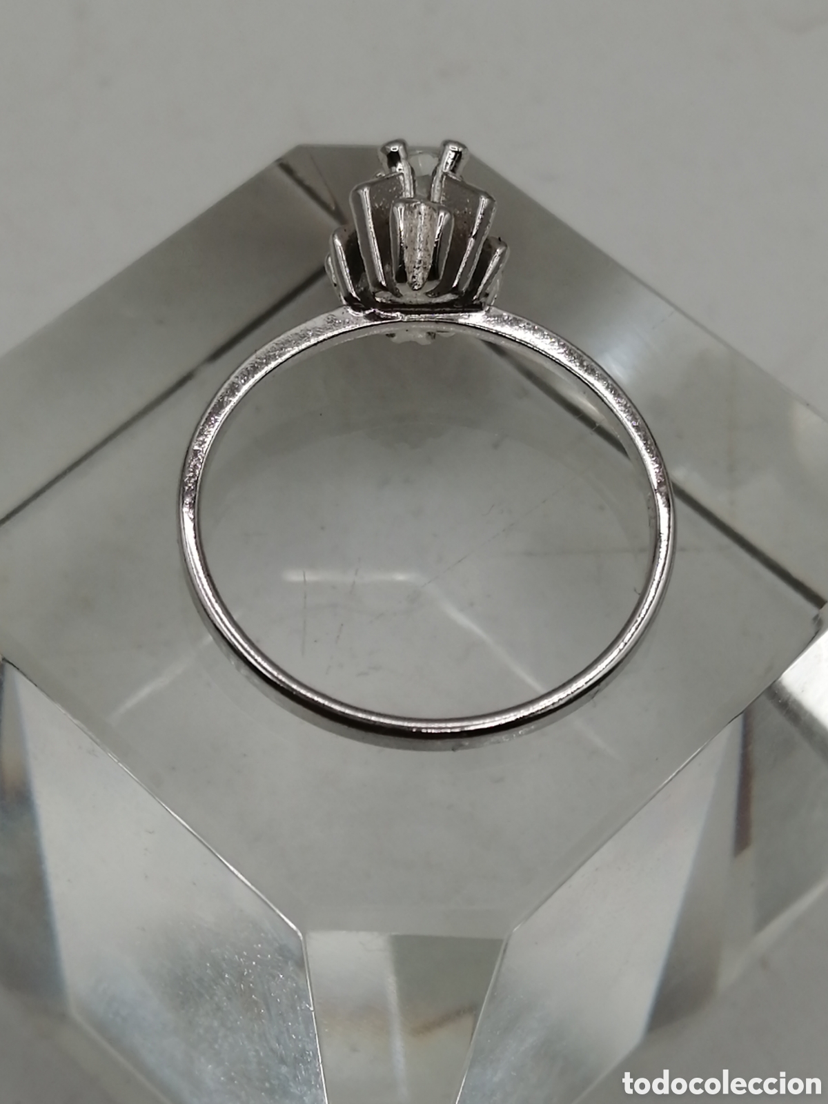 Joyeria: Anillo compromiso plata 925mls y cuarzo blanco - Foto 4