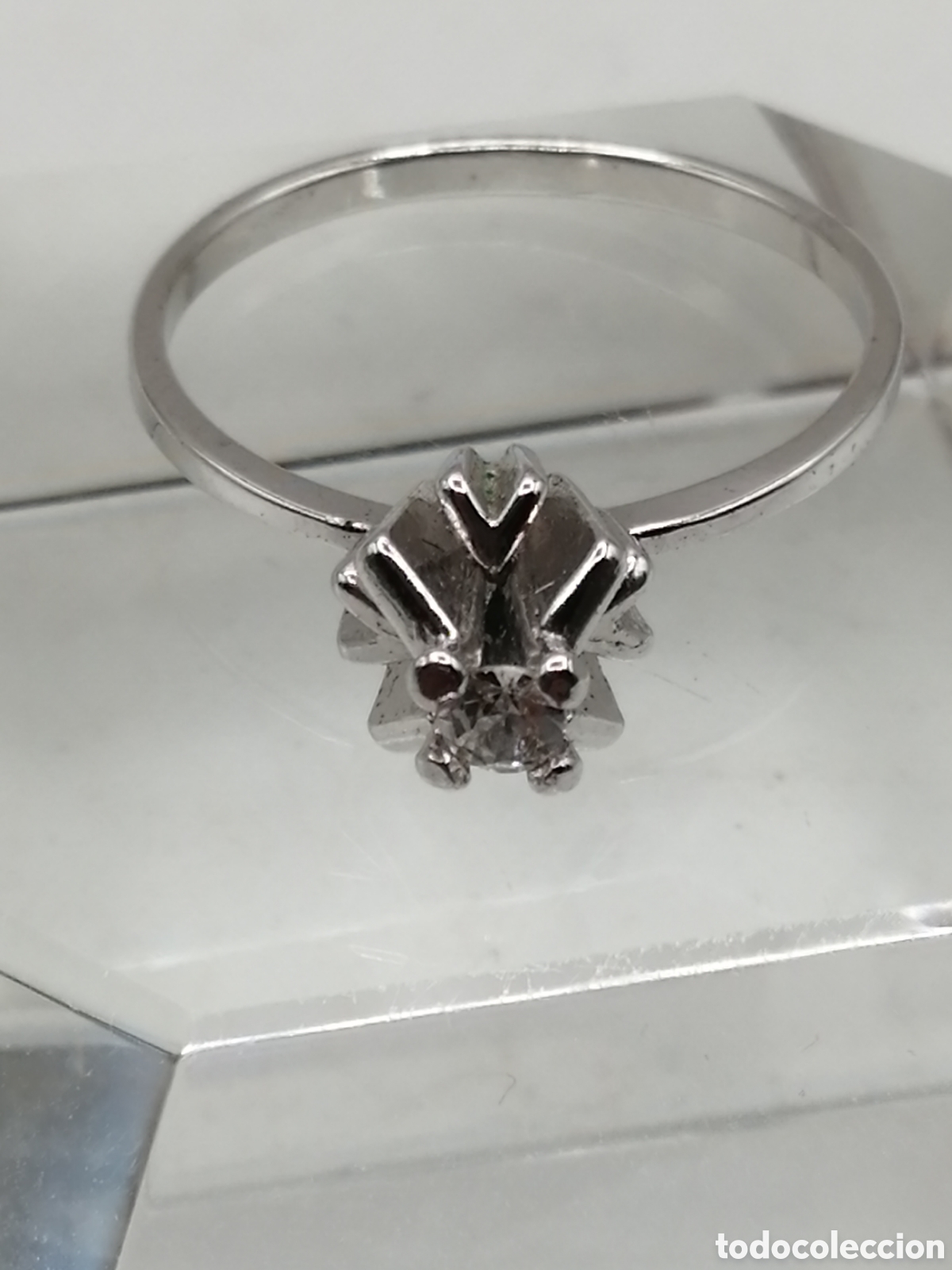 Joyeria: Anillo compromiso plata 925mls y cuarzo blanco - Foto 5