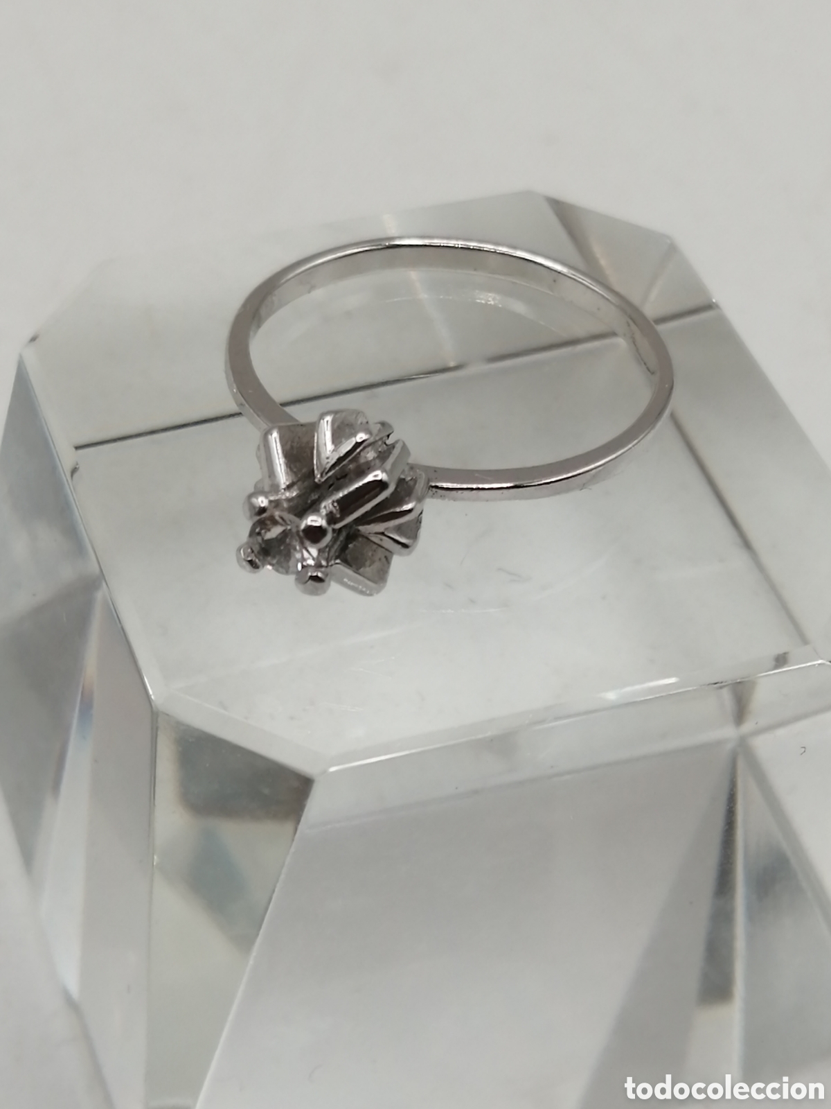Joyeria: Anillo compromiso plata 925mls y cuarzo blanco - Foto 1