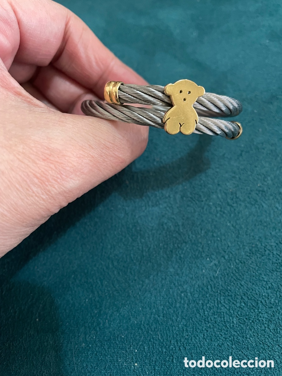 Joyeria: Pulsera antigua acero y oro tous? - Foto 3