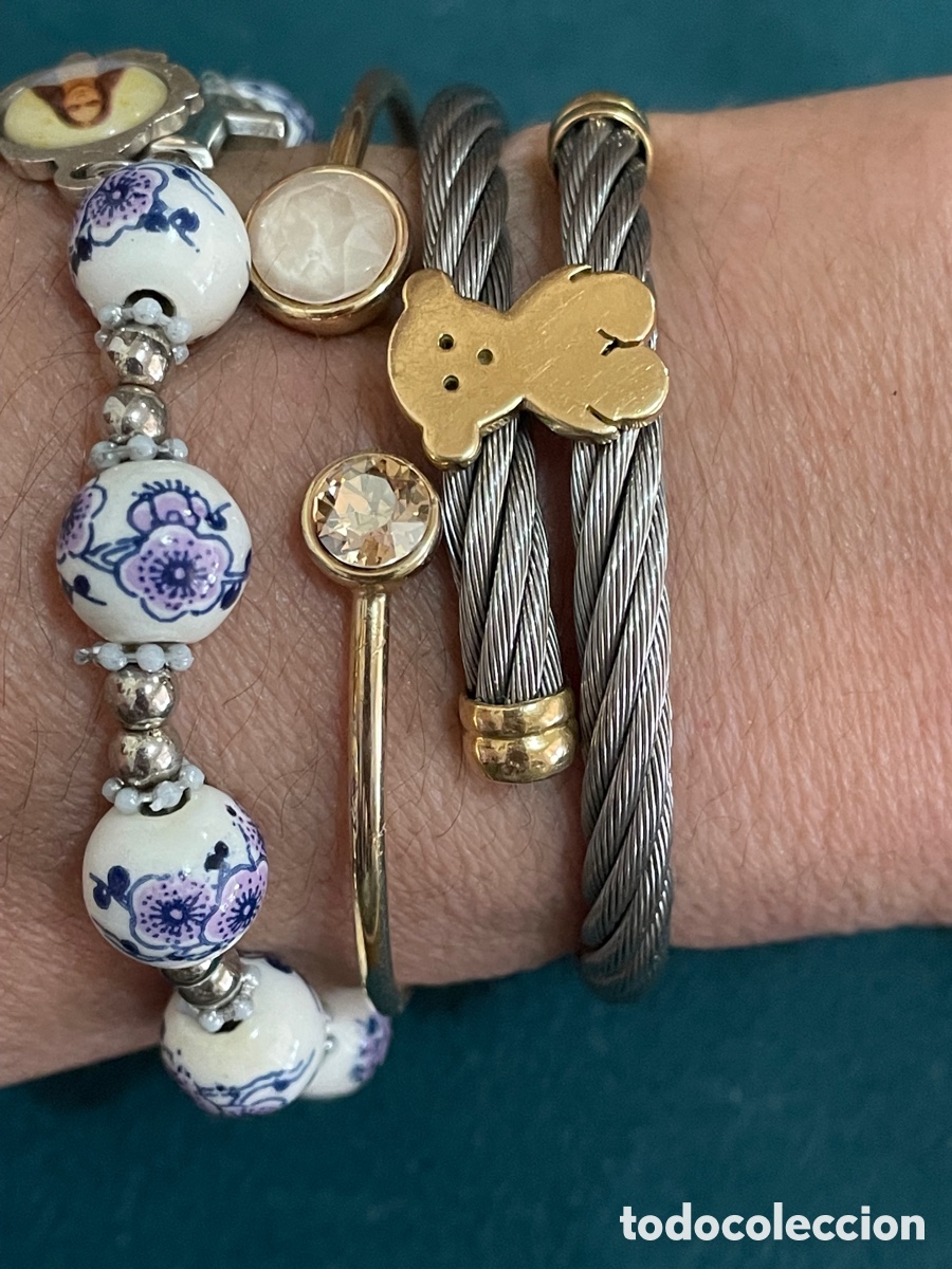 Joyeria: Pulsera antigua acero y oro tous? - Foto 8
