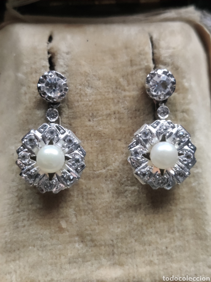 Joyeria: Pendientes vintage perlas - Foto 2