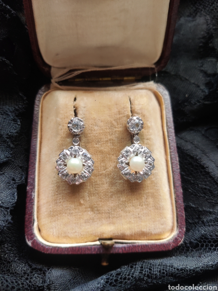Joyeria: Pendientes vintage perlas - Foto 1