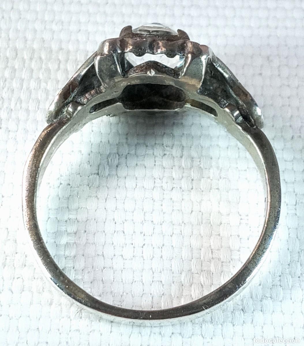 Joyeria: Anillo plata Sterling con Strass. 1900-1910. - Foto 6