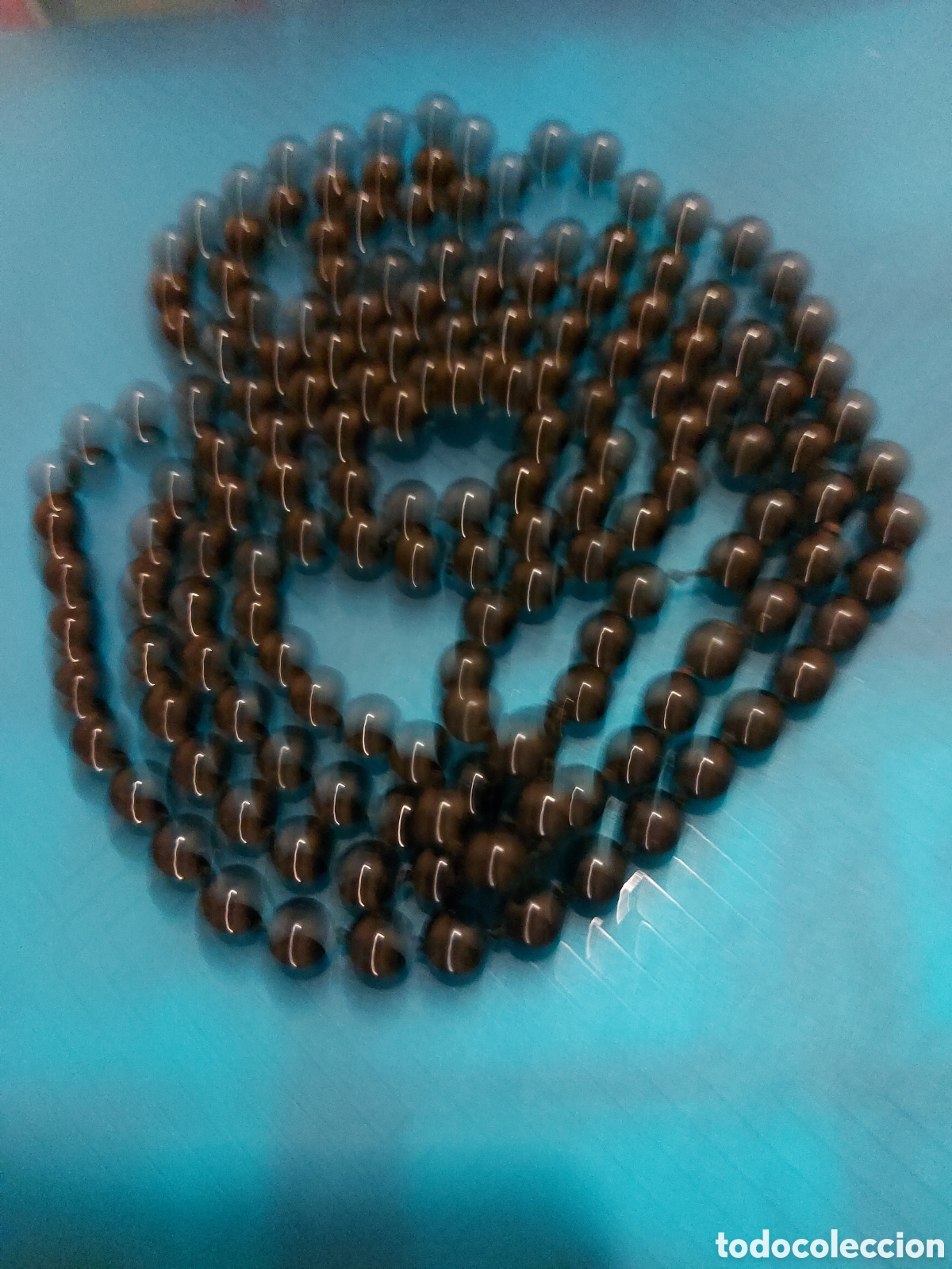 Joyeria: doble collar perlas neg - Foto 1