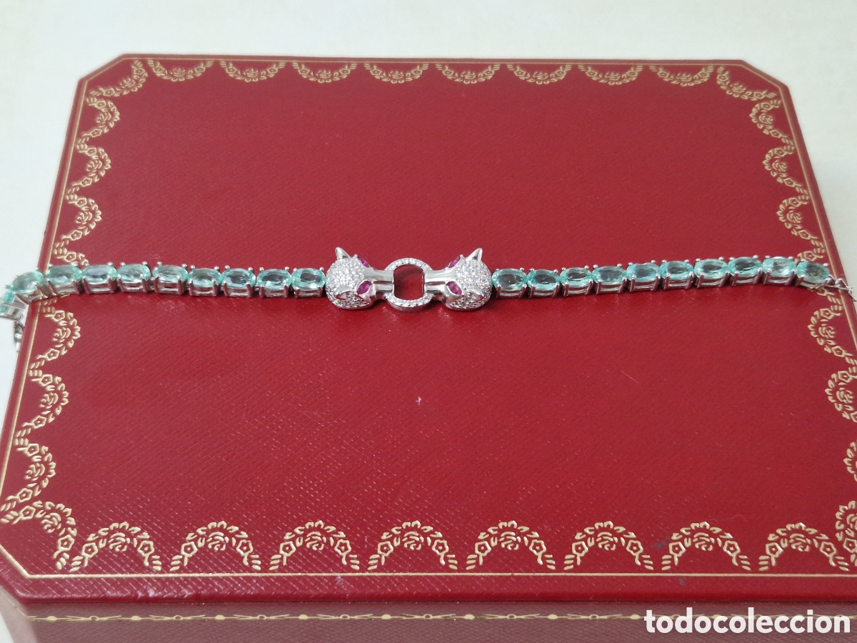 Joyeria: IMPRESIONANTE PULSERA PLATA Y APATITOS - Foto 8