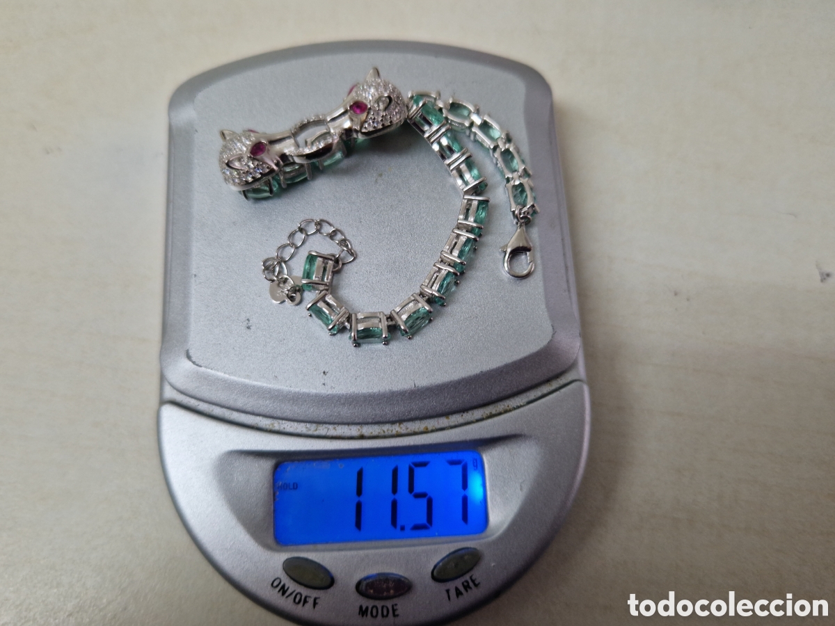 Joyeria: IMPRESIONANTE PULSERA PLATA Y APATITOS - Foto 11