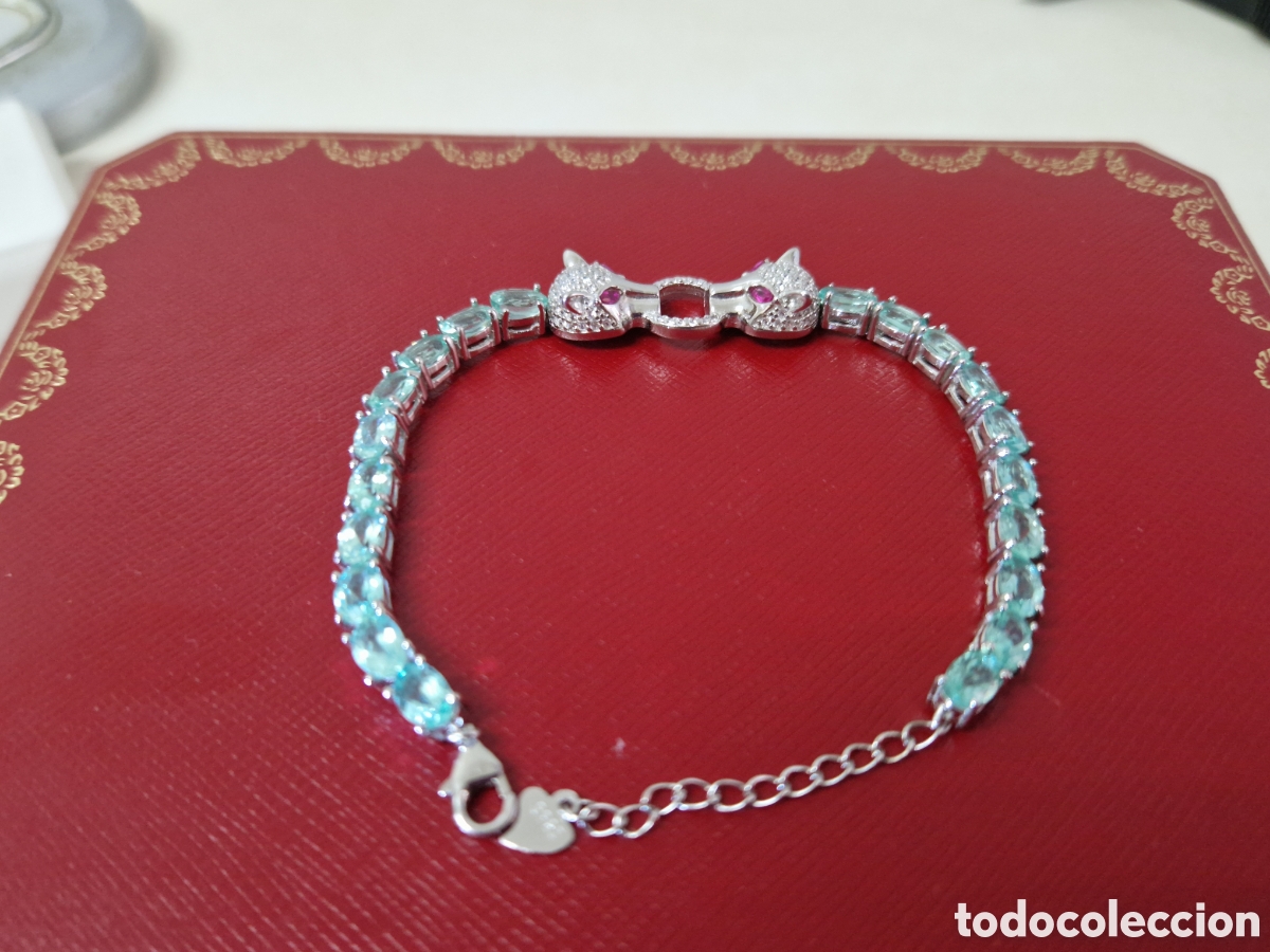 Joyeria: IMPRESIONANTE PULSERA PLATA Y APATITOS - Foto 13
