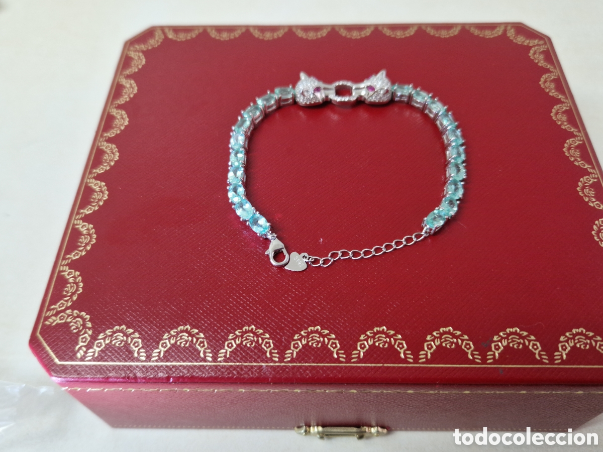 Joyeria: IMPRESIONANTE PULSERA PLATA Y APATITOS - Foto 14