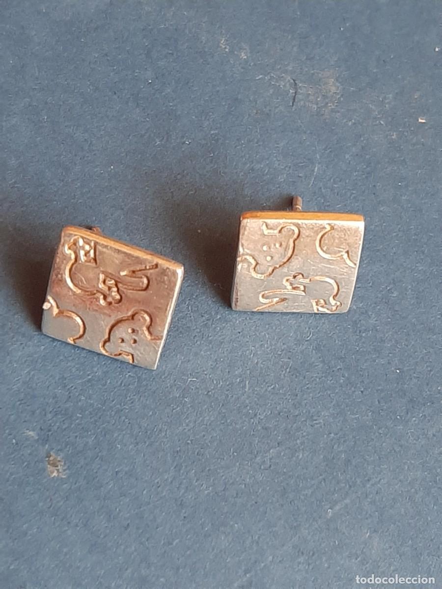 Schmuck: Pendientes tous plata cuadrafos