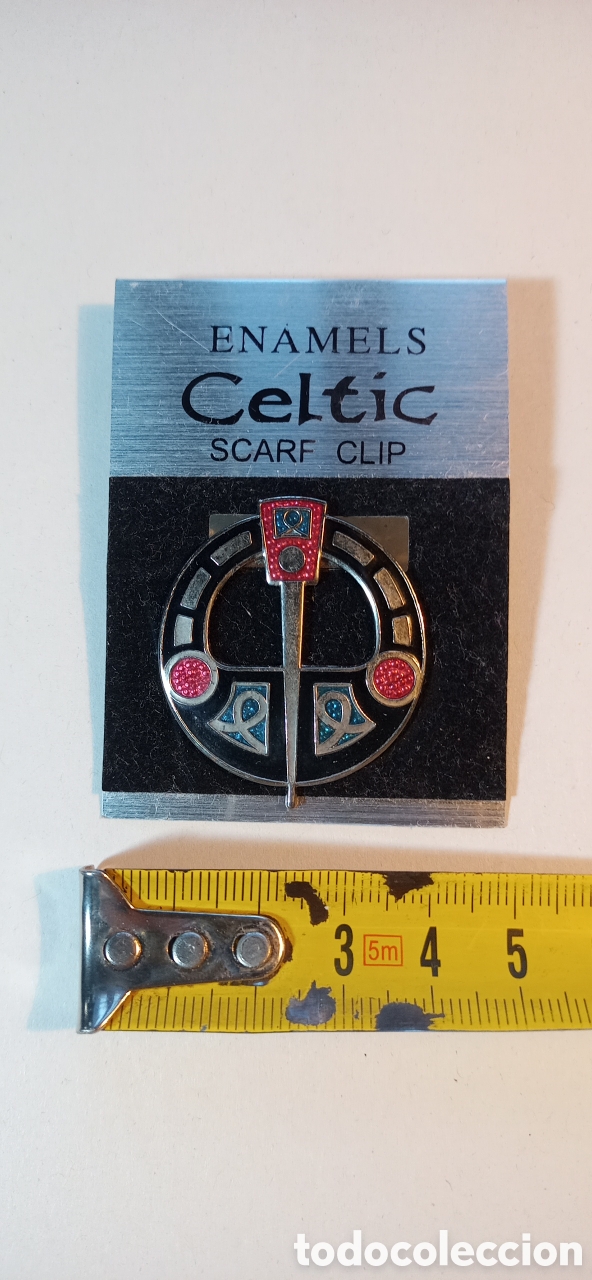Joyeria: Clip Bufanda Celta. Enamels Celtic Scarf Clip. - Foto 4